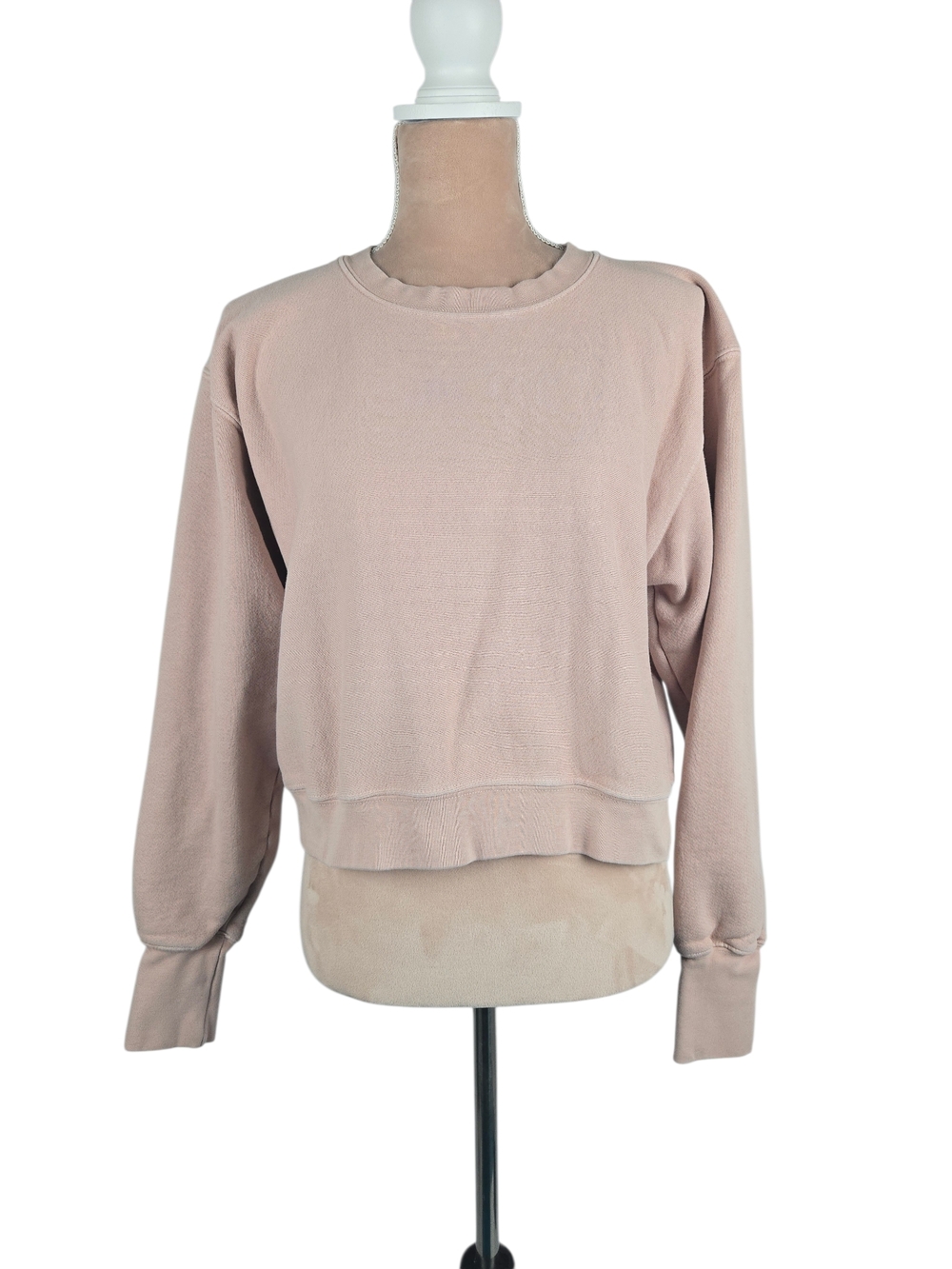 Les Tien Linda Classic Raglan Sweatshirt in Mauve Size XS